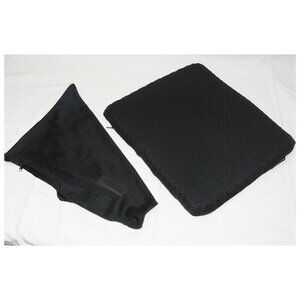 SelectSoma Large Seat Cushion Black Honeycomb Wheelchair Pressure Relief